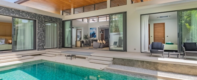 3-bedroom pool villa near Blue Tree in Cherng Talay, Phuket exterior view PSV-CHE-1589