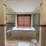 3-bedroom pool villa directly beside the fairways in Laguna, Phuket bathroom with gray celadon tiles and bathtub PSV-LAG-1580