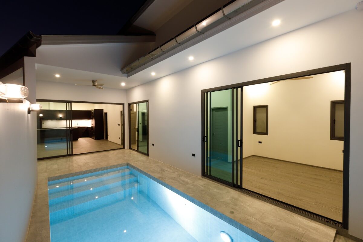 3-bedroom pool in Soi Samakki, Rawai, Phuket kitchen area vacant rooms with pool access PSV-RAW-1596