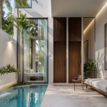 3-bedroom pool villas & townhomes near Laguna in Cherng Talay, Phuket courtyard-style pool PSV-CHE-1608