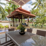 3-bedroom pool villa for sale in Laguna, Phuket poolside outdoor undercover dining PSV-LAG-1579