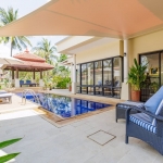 3-bedroom pool villa for sale in Laguna, Phuket undercover pool deck and sala PSV-LAG-1579