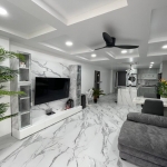 3-bedroom condo in Kamala, Phuket open plan living dining and kitchen area PSC-KAM-1604