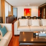 3-bedroom marina penthouse in Koh Kaew, Phuket living and dining area PSC-KOH-1609
