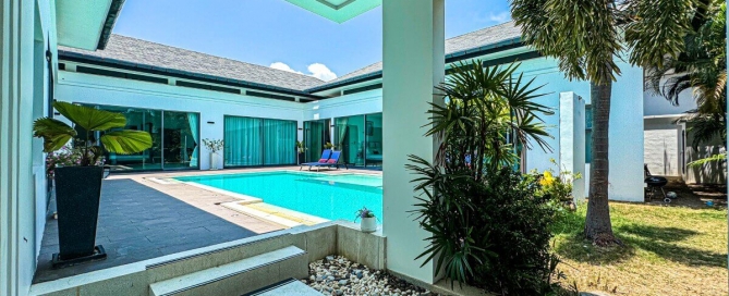 4-bedroom pool villa near Friendship Beach in Rawai, Phuket pavers to pool area and garden PSV-RAW-1590