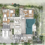 4-bedroom pool villas in Bang Jo, Cherng Talay, Phuket oriental style 4-bedroom floorplan on 1,024 sqm plot PSV-CHE-1586