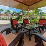 4-bedroom pool villa near Bang Tao Beach, Phuket undercover outdoor seating area PSV-BAN-1585