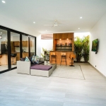 4-bedroom pool villa in Soi Samakki, Rawai Phuket covered patio with bar and lounging area PSV-RAW-1583