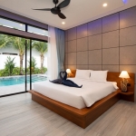 4-bedroom pool villa near Rawai & Nai Harn Beaches in Phuket bedroom with pool access PSV-RAW-1602