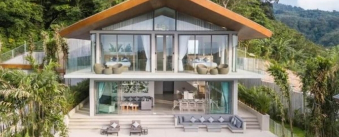 5-bedroom pool villa for sale near Kamala Beach, Phuket exterior shot PSV-KAM-1587