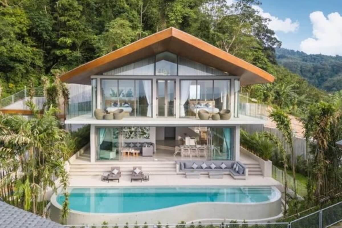 5-bedroom pool villa for sale near Kamala Beach, Phuket exterior shot PSV-KAM-1587