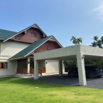 5-bedroom pool villa in Chalong, Phuket exterior view and covered parking PSV-CHA-1584